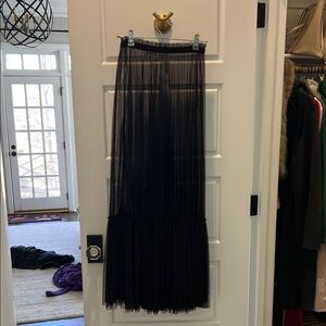 Anthropologie Black Maxi Skirt